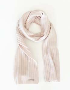 Scarves: Amanda Alexander Ribbed Cashmere Scarf