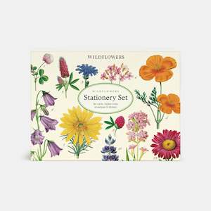 Stationery: Cavallini & Co - Wildflowers - Stationery Set