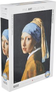Puzzles: Girl with a Pearl Earring - 1000 piece Jigsaw Puzzle