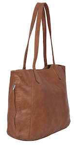 Bags: Adele Shoulder Bag - Cognac