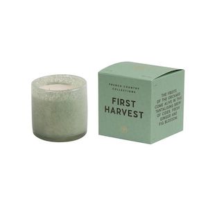 Mothers Day Edit: First Harvest Glass Candle by French Country Collections