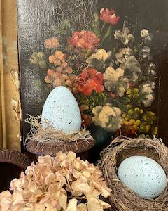 Easter: Blue Speckled Egg