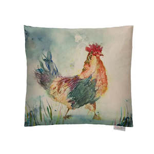 Cushions Soft Furnishings: Voyage Maison Clucky Linen Cushion with Feather Inner