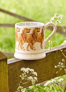 Emma Bridgewater: Emma Bridgewater Dogs 1/2 Pint Mug - Golden Retriever