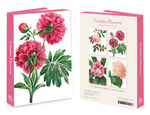 Stationery: Garden Flowers Notecards Packet 12