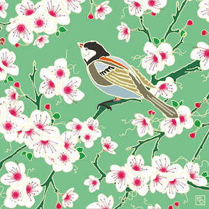 Stationery: Cherry Blossom Greeting Card