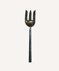 Black Handle Serving Fork by French Country Collections