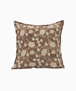 Willow Floral Handblock Cushion Cover