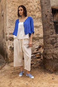 Doto Jacket in Gauze Linen - Small by MegbyDesign