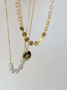 Ruby Tuesday Coin Necklace - Gold