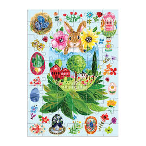 Greeting Card Puzzle -Easter Eggs