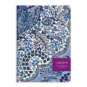 Liberty Embroidered Tanjore Gardens Handmade Embroidered B5 Journal