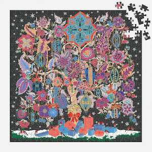 Liberty Christmas Tree of Life 500 Piece Puzzle