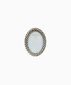 Rope Oval Photo Frame by French Country Collections