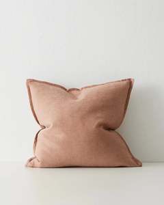 Cushions Soft Furnishings: Weave Fiore Cushion Cover Clay and Inner