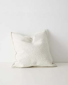 Cushions Soft Furnishings: Weave Alberto Cushion Cover Ivory and Inner