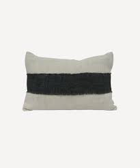 Cushions Soft Furnishings: Fray Stripe Cushion by French Country Collections