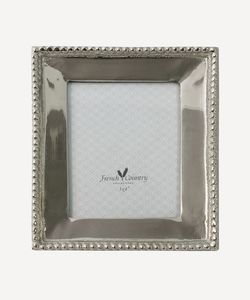 Photo Frames: Beaded Nickel Photoframe 3 x 4.25"