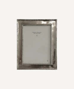 Beaded Nickel 6x8" Photo Frame by French Country Collections