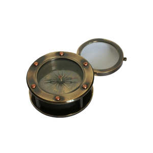Gifts For Him: Compass with Magnifier by CC Interiors