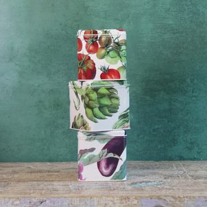 New Arrivals: Emma Bridgewater Square Vegetable Garden Tin- Various