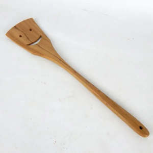 New Arrivals: Teak Smiley Face Single Spoon 35cm
