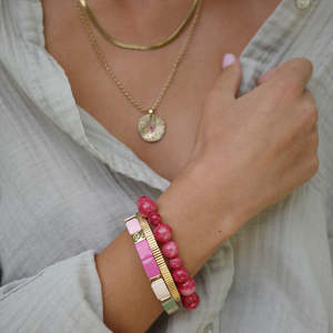 A C Oslo: Wild Nature Bracelet Raspberry by A&C Oslo