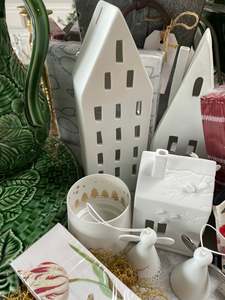 Tea Light Houses: Porcelain Tealight houses radar