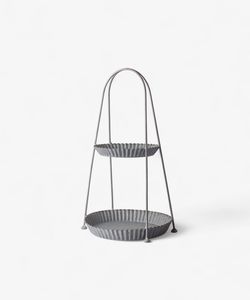 Ripple Mini 2 Tier Sweets Tray