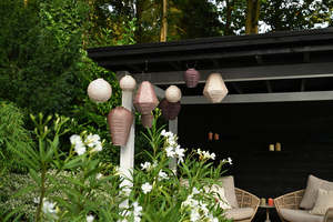 Lumiz Lantern Can 30cm Soft Blush Marrakesh