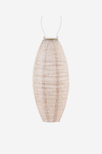 Lumiz Solar Lanterns1: Lumiz Lantern Long Oval 20cm Soft Blush Bazaar