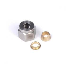 Electrical Parts And Accessories: Haltech 1/4" Nut and Brass Ferrule Only