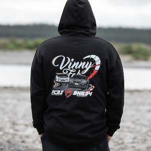 Vinny Fab Merch 1: Vinny Fab FC3S Vs BNR34 Hoodie