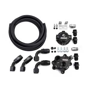 Oil Coolers: Bolt-On Oil Filter Relocation Kit for Nissan RB Engines