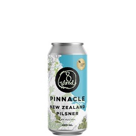 8 Wired Pinnacle New Zealand Pilsner 440ml Can Craft Beer Christchurch