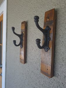 Coat Hooks - Vintage Barrel Crafts: Cast Iron Coat Hook