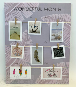 Gifts: ‘Wonderful month’ canvas