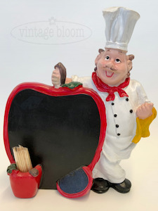 The Happy Chief with Capsicum Chalk Board