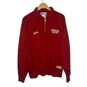 Crewnecks: USA Olympics 2002 Quarter Zip (L/XL)