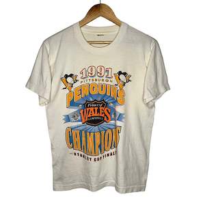 Nhl: Pittsburgh Penguins 1991 Stanley Cup Finals T-Shirt (S)