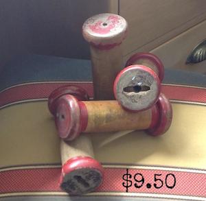 General: Vintage Wooden Silk Bobbin