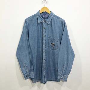 Hard Rock Cafe: Vintage Hard Rock Denim Shirt Orlando (XL/TALL)