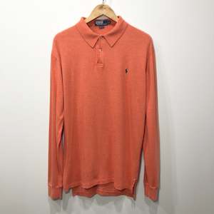 Polos: Polo Ralph Lauren Knit Polo Shirt Long Sleeved (M/TALL)