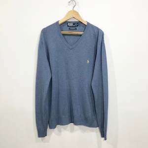 Knitwear: Polo Ralph Lauren Wool Knit Sweater (XL)