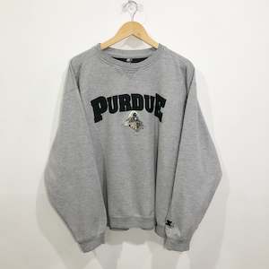 Vintage Starter Sweatshirt Purdue Uni (L/BIG)