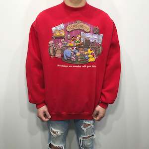 Vintage Disney Sweatshirt 100 Acre Candy Shop USA (L/BIG)