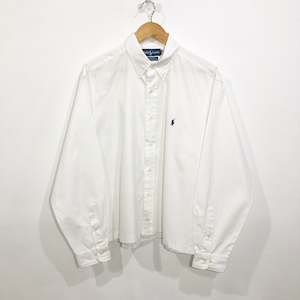 [REWORKED] Polo Ralph Lauren Cropped Shirt (XL)