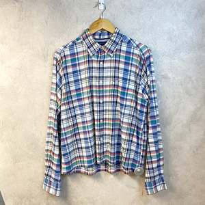 Button Up Shirts: [REWORKED] Tommy Hilfiger Cropped Shirt (M)