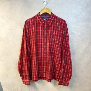 [REWORKED] Vintage Tommy Jeans Cropped Shirt (XL)