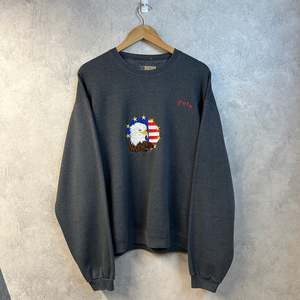 Sweats Hoodies: Vintage Sweatshirt American Eagle (L)